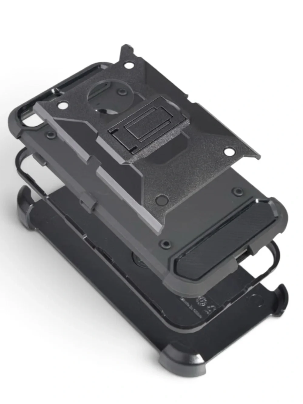 Black Cocomii Rugged iPhone 15 6.1 Case Swivel Belt Clip Holster Shockproof